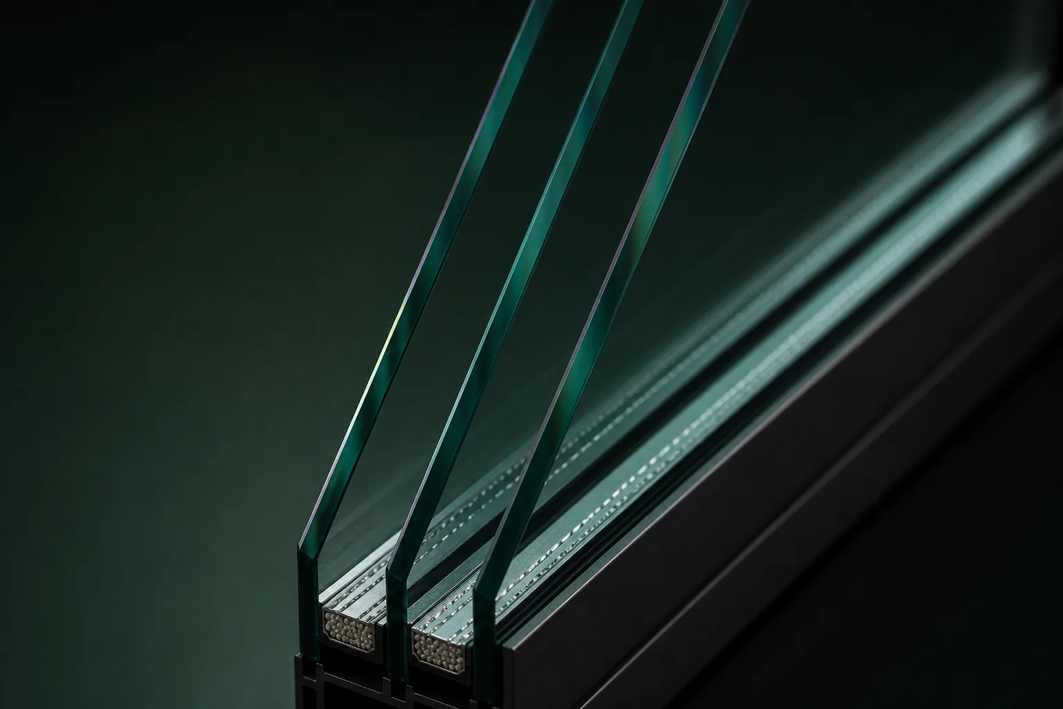 Triple insulating glass
